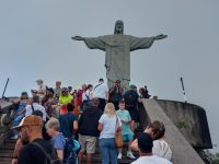 Die Christus-Statue auf dem Corcovado in Rio de Janeiro @Anette Rietz