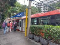 Zugfahrt zum Corcovado mit der Christus-Statue in Rio de Janeiro @Anette Rietz