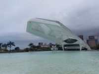 Die Rückseite des Museums der Zukunft von Santiago Calatrava @Anette Rietz