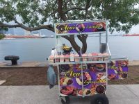 Verkaufswagen Snacks in Rio de Janeiro am Museum der Zukunft. @Anette Rietz