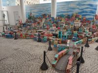 Miniatur einer Favela von einem Künstler in Rio de Janeiro. @Anette Rietz