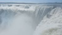 Die Teufelsschlucht / Teufelsschlund / Garganta del Diablo im Nationalpark Iguazu in Argentinien. Wasserfall. Foto: Anette Rietz