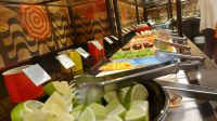 Buffet in Churrascaria in Rio de Janeiro. Foto: Anette Rietz