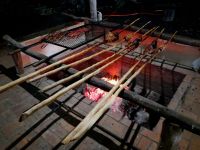 Beim zünftigen Grillabend im Pantanal