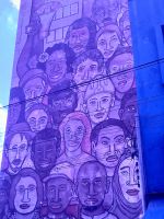 Graffiti an einer Hauswand in Sao Paulo