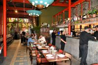 Unser Restaurant für unser Mittagessen in Rio