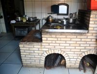 Küche der Pousada Pequi - hier wird für uns gekocht