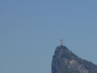 Christus-Statue aus dem Flieger heraus