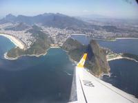 Zuckerhut aus dem Flieger heraus