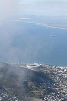 Blick vom Tafelberg zum Stadion