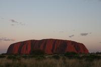 Sonnenuntergang am Ayers Rock