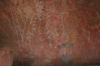 Felszeichnungen am Ayers Rock