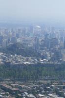 Santiago de Chile vom Berg San Cristobal