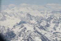 Flug über die Anden