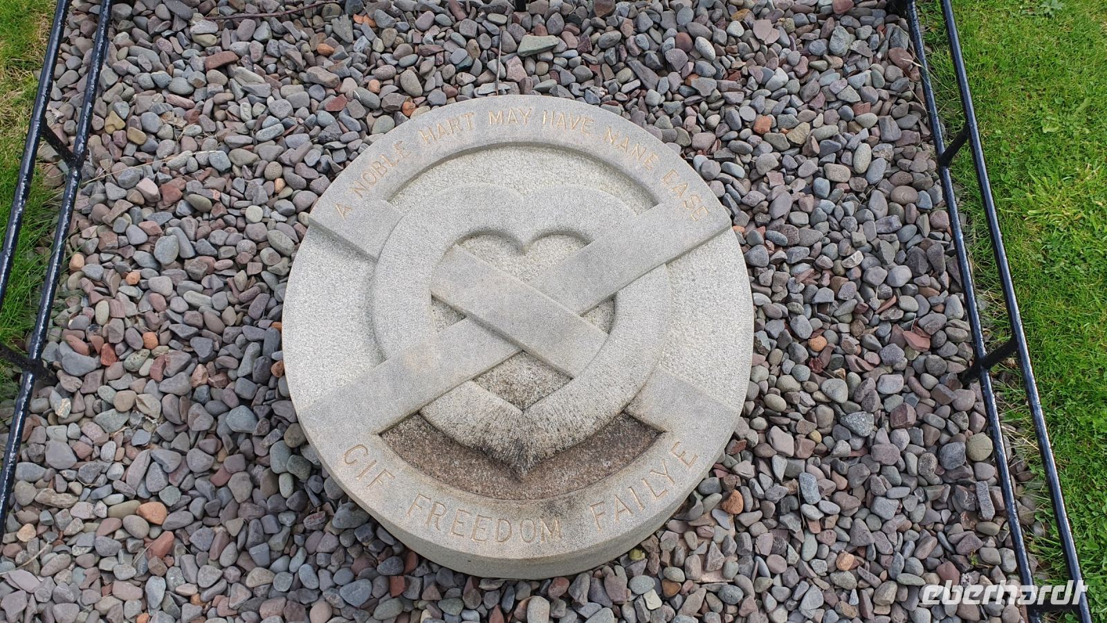 das Herz von Robert the Bruce in der Melrose Abbey 20230828_120629.jpg