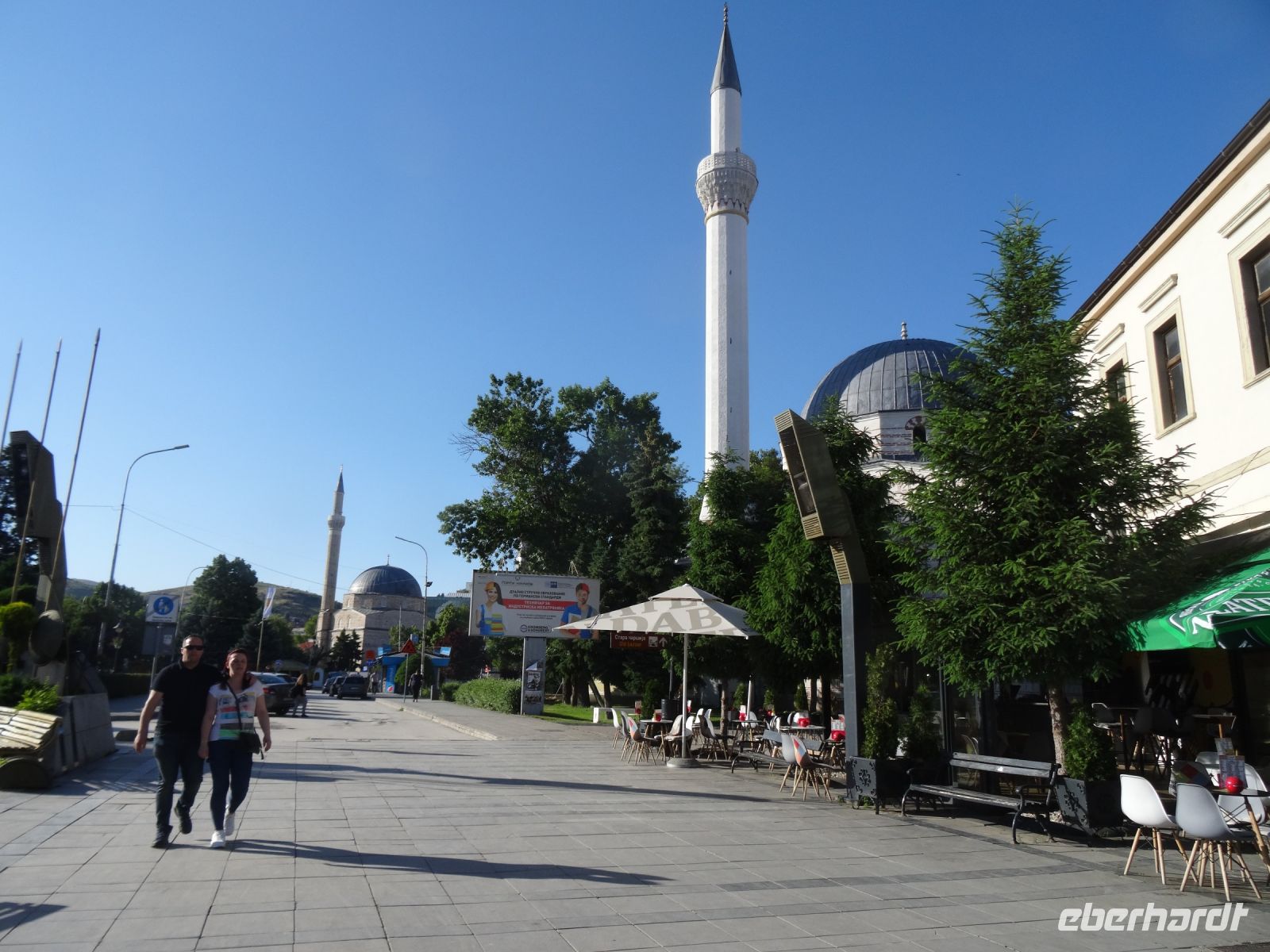 Minarett der Jeni-Moschee in Bitola/Nordmazedonien