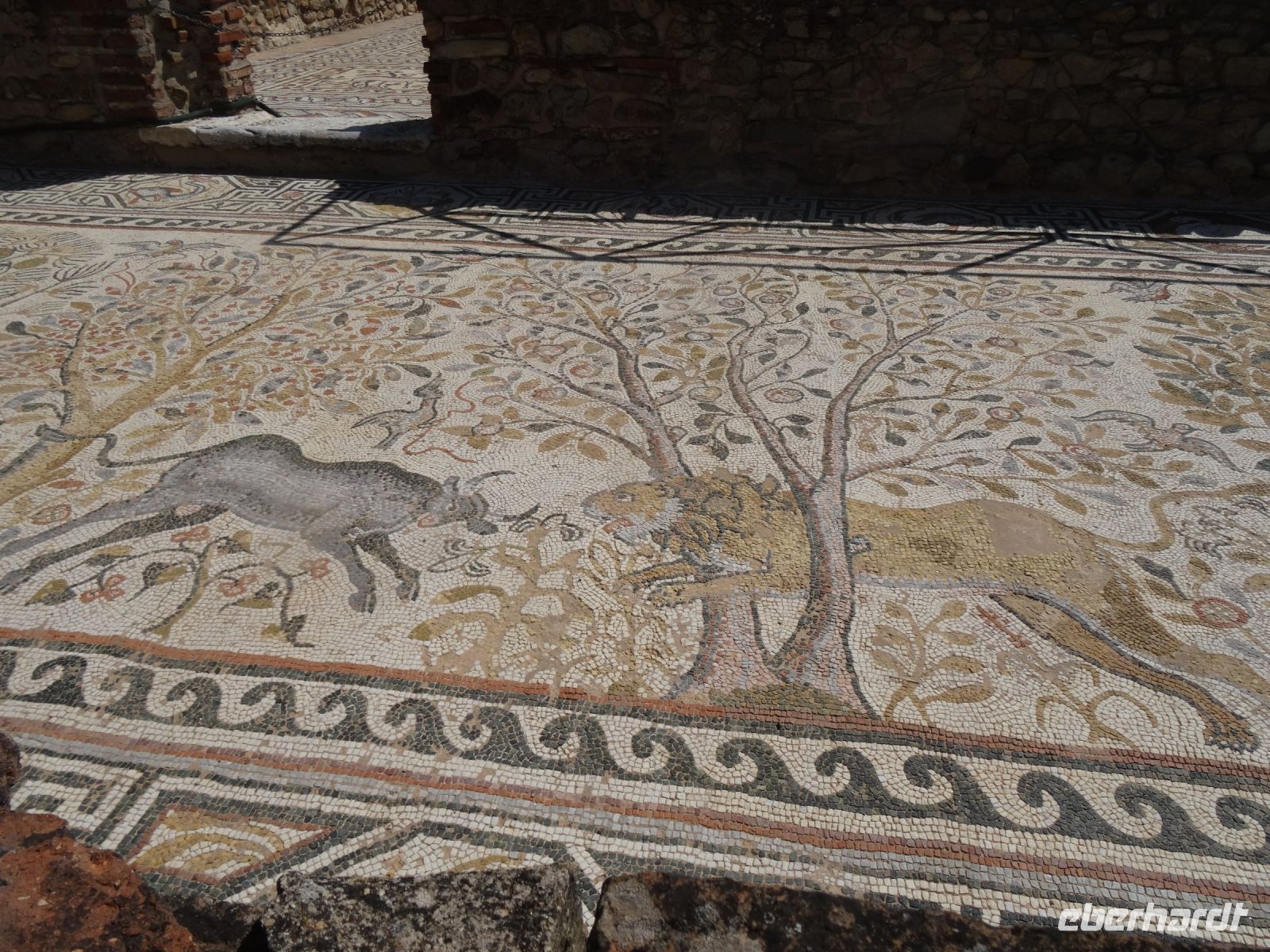 Ausdrucksvolle Mosaikfußböden