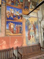 Wandmalerei im Kloster Joachim Osogovski