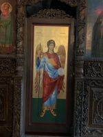 Wandmalerei im Kloster Joachim Osogovski