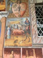 Wandmalerei im Kloster Joachim Osogovski