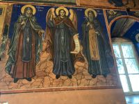 Wandmalerei im Kloster Joachim Osogovski