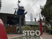 Auffahrt mit der Gondelbahn zum Berg San Christobal