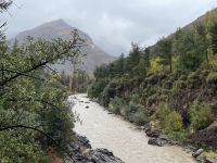 die Berge vom Maipo Tal