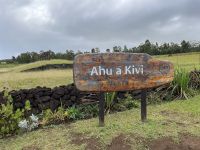 Besuch der Stätte Ahu a Kivi