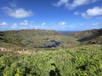 Besuch des Kraters Kotepokouri Rano Kau