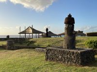 Sonnenuntergang in Hanga Roa