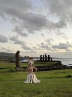 Sonnenuntergang in Hanga Roa