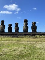Besichtigung der 15 Moai´s in Tongariki