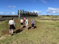 Besichtigung der 15 Moai´s in Tongariki