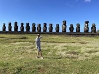Besichtigung der 15 Moai´s in Tongariki