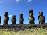 Besichtigung der 15 Moai´s in Tongariki