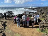 Besichtigung der Stätte Te Pito Kura