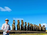 Besichtigung der 15 Moai´s in Tongariki