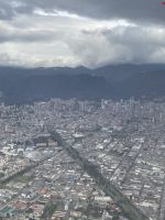 Flug über Bogota