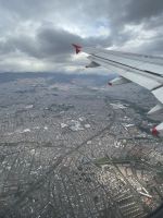 Flug über Bogota