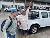 Begrüßung in Galapagos
