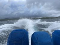 teilweise starker Seegang