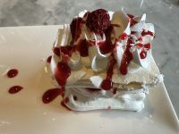 zum Nachtisch Baiser