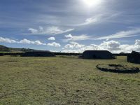 Osterinsel - prähistorische Wohnhäuser