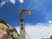 0547 Lhasa - Sera-Kloster - Shoton-Fest - Gebetszeremonie