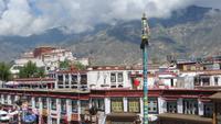 0621 Lhasa -Jokhang Kloster - Blick zum Potala-Palast