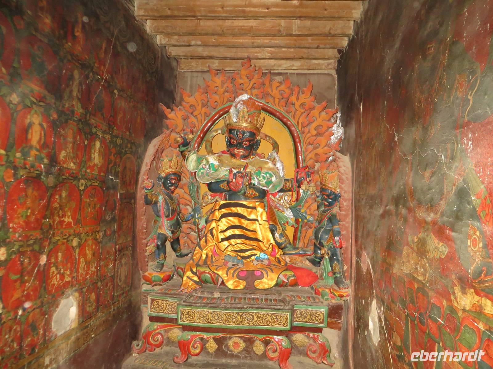 0865 Gyantse - Papkoo Kloster - Buddha in der Stupa der 1.000 Buddhas