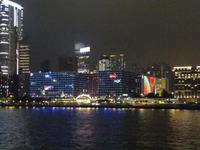 Hongkong - Schifffahrt am Abend