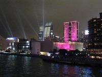 Hongkong - Schifffahrt am Abend