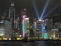 Hongkong - Schifffahrt am Abend