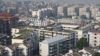 1429_Gärten auf den Häusern in Wuhan